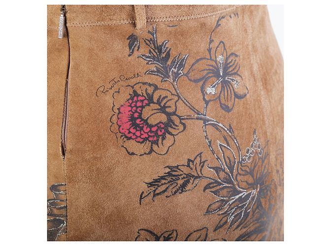 Falda maxi de gamuza estampada Tattoo Tiger Roberto Cavalli - vista 5
