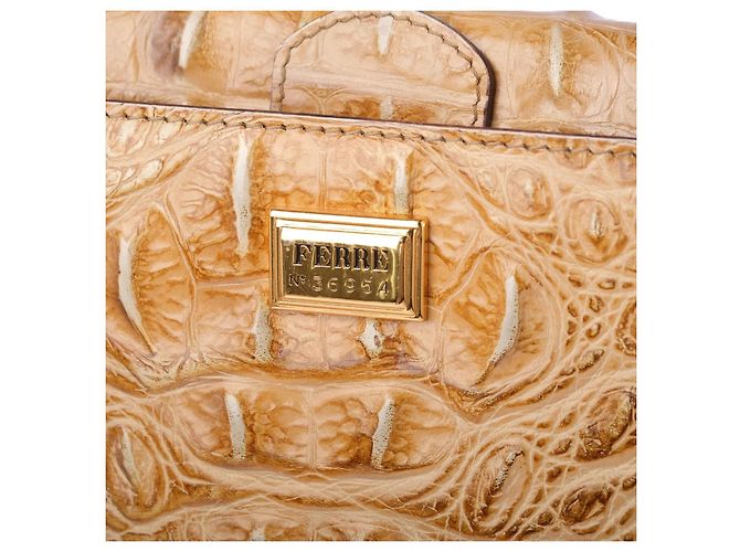 Gianfranco Ferré Gianfranco Ferrè Ridgeback Handtasche aus Krokodilleder - Ansicht 6