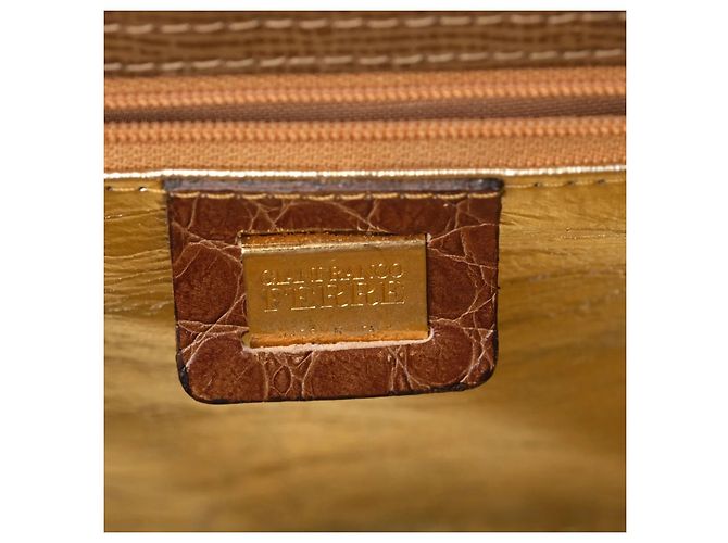 Gianfranco Ferré Gianfranco Ferrè Ridgeback Handtasche aus Krokodilleder - Ansicht 9