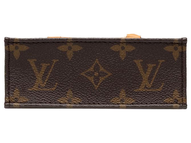 Louis Vuitton Monogram Petit Sac Plat Satchel Braun - Ansicht 3