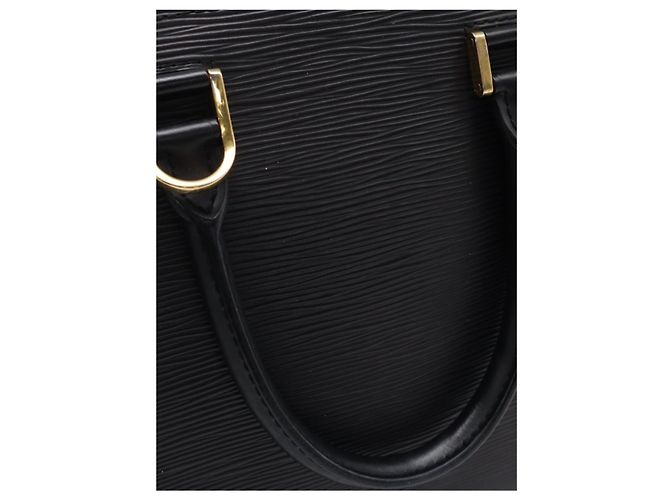 Louis Vuitton Epi Pont Neuf PM Handtasche Schwarz - Ansicht 10