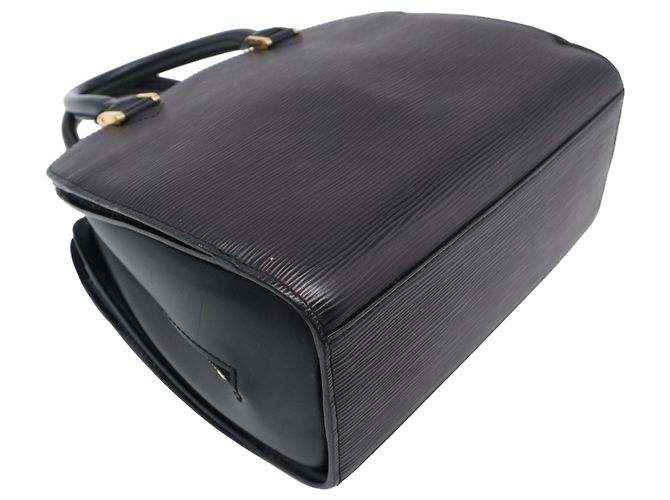 Louis Vuitton Epi Pont Neuf PM Handtasche Schwarz - Ansicht 14