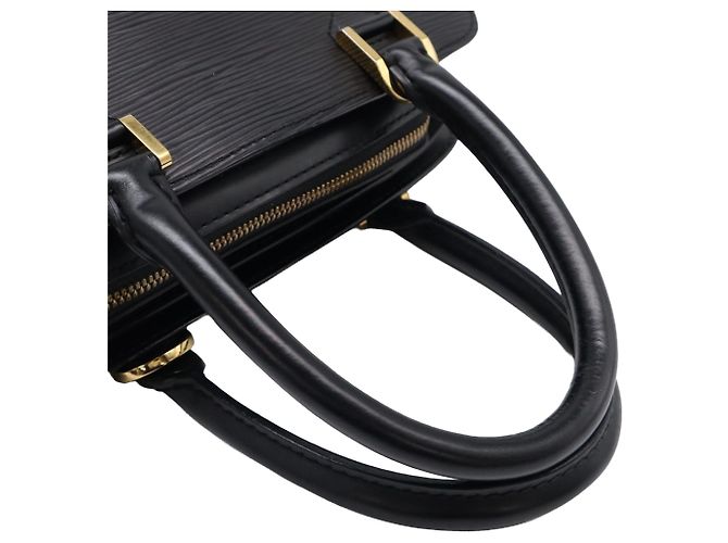 Louis Vuitton Epi Pont Neuf PM Handtasche Schwarz - Ansicht 15