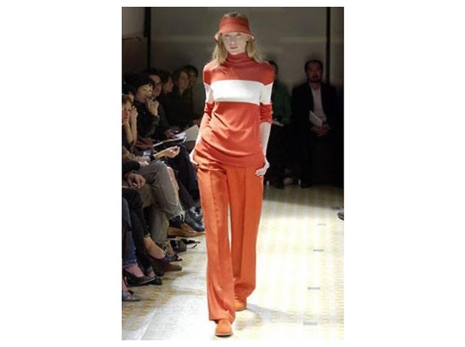 Hermès by Martin Margiela Visera de algodón roja Primavera 2004 - vista 6