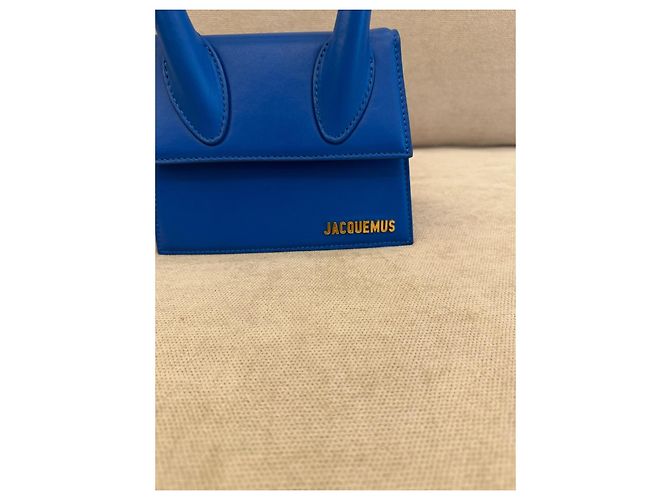 Jacquemus Chiquito Mini Borsa a Mano - Pelle Blu - vista 5