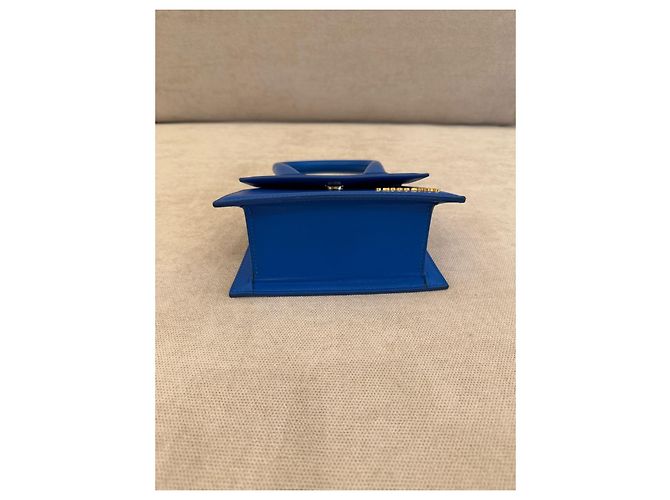 Jacquemus Chiquito Mini Borsa a Mano - Pelle Blu - vista 6