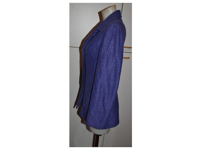 Luisa Spagnoli lila Wolljacke - Ansicht 3