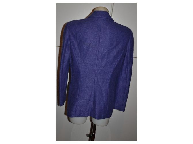 Luisa Spagnoli lila Wolljacke - Ansicht 4