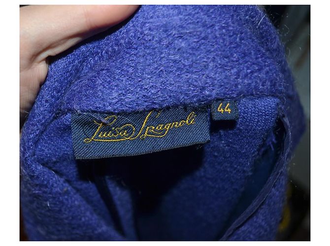 Luisa Spagnoli lila Wolljacke - Ansicht 5