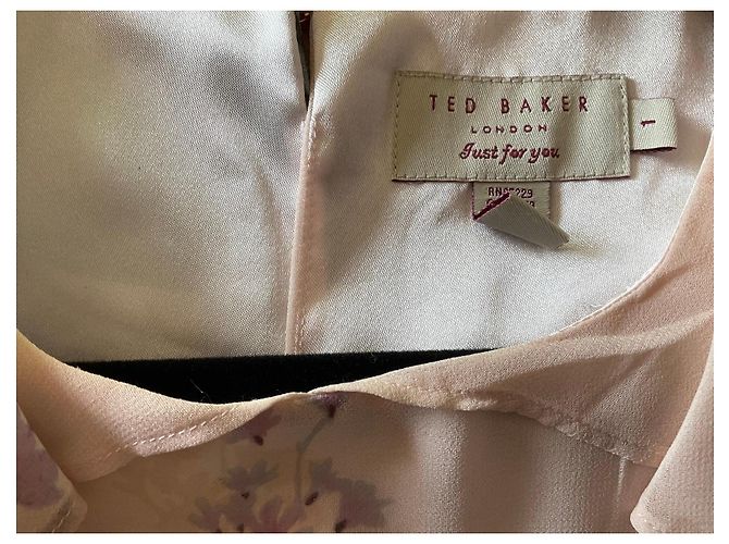 Vestido con volantes y estampado floral Ted Baker London - vista 3