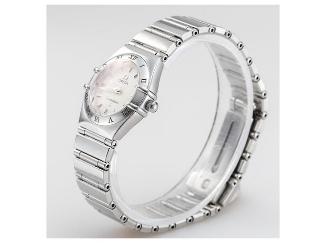 Omega Constellation Ladies Quartz Vintage Silver Mini Watch 22 mm - Ansicht 2