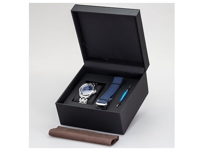 Omega Seamaster Automatic Chronometer Navy-Blue Silver Vintage Watch Date 36 mm - Ansicht 9
