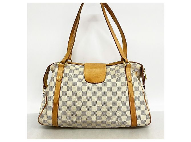 Borsa a tracolla Louis Vuitton Damier Azur Streza PM - vista 14
