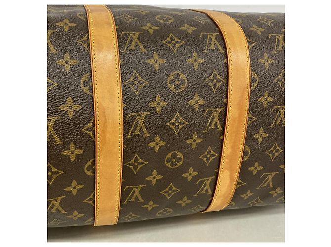 Louis Vuitton Brown Boston Monogram Keepall 50 - vista 10