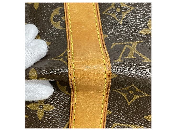 Louis Vuitton Brown Boston Monogram Keepall 50 - vista 7