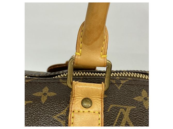 Louis Vuitton Brown Boston Monogram Keepall 50 - vista 9