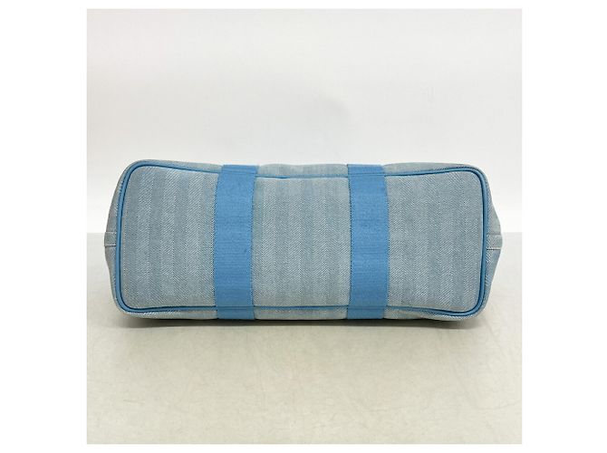 Hermès Sac cabas Hermes Valparaiso MM Toile Chevron - vue 3