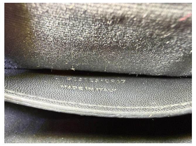 Autre Marque Saint Laurent College Borsa a tracolla in pelle nera - vista 11