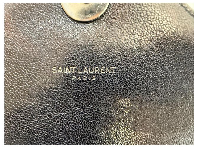 Autre Marque Saint Laurent College Borsa a tracolla in pelle nera - vista 12