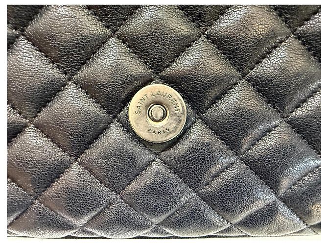 Autre Marque Saint Laurent College Borsa a tracolla in pelle nera - vista 14
