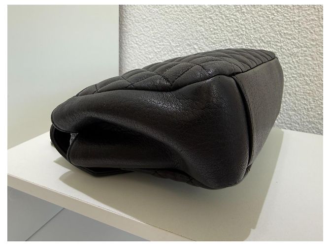 Autre Marque Saint Laurent College Borsa a tracolla in pelle nera - vista 6