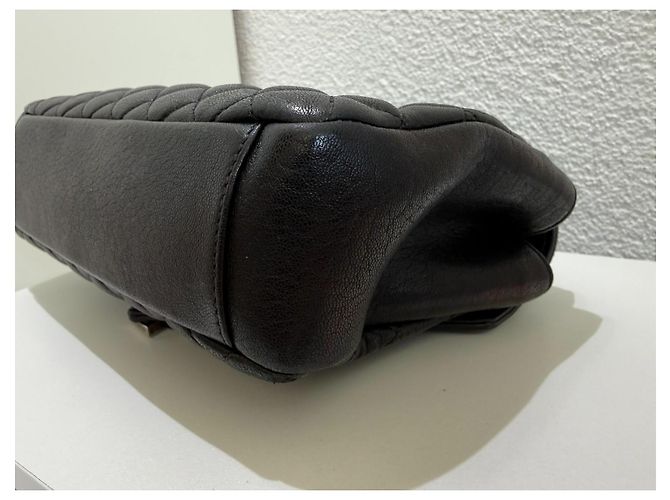 Autre Marque Saint Laurent College Borsa a tracolla in pelle nera - vista 7