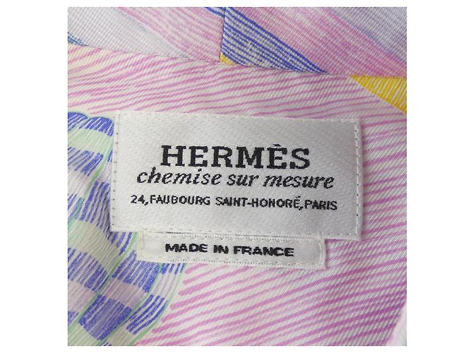 Hermès LES FOLIES DU FAUBOURG Seidenhemd - Ansicht 4
