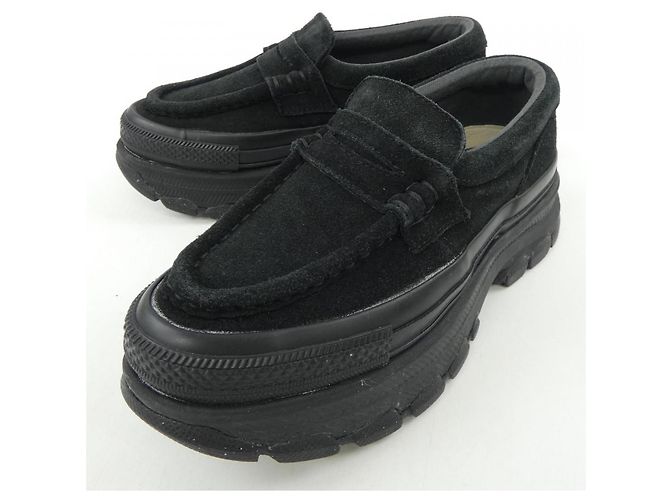 Autre Marque Sneakers Converse in tessuto nere - vista 3