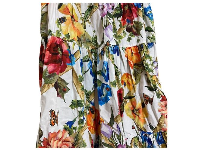 Dolce & Gabbana Falda larga Dolce&Gabbana con estampado de flores e insectos - vista 2