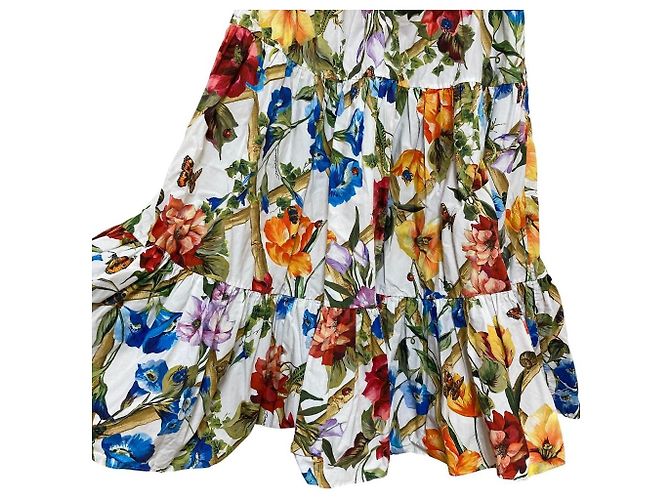 Dolce & Gabbana Falda larga Dolce&Gabbana con estampado de flores e insectos - vista 3