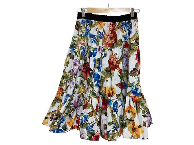 Dolce & Gabbana Falda larga Dolce&Gabbana con estampado de flores e insectos - vista 4