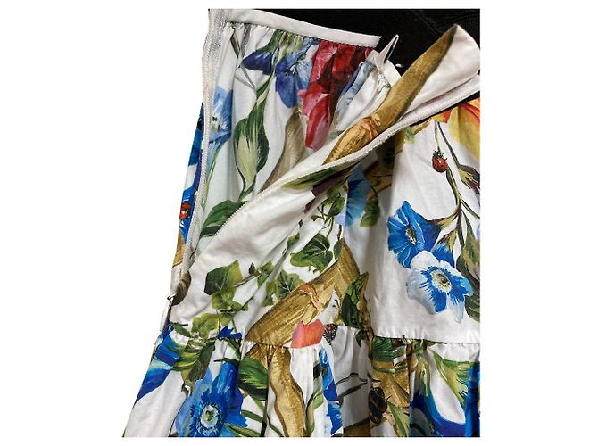 Dolce & Gabbana Falda larga Dolce&Gabbana con estampado de flores e insectos - vista 5