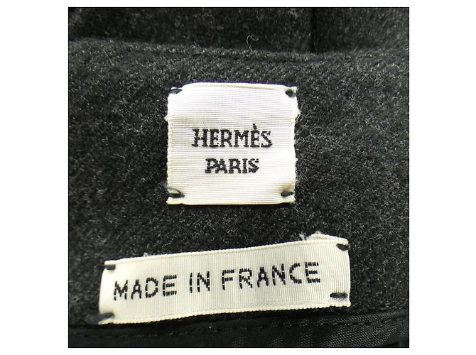 Hermès Skirt Gray Cloth - view 4