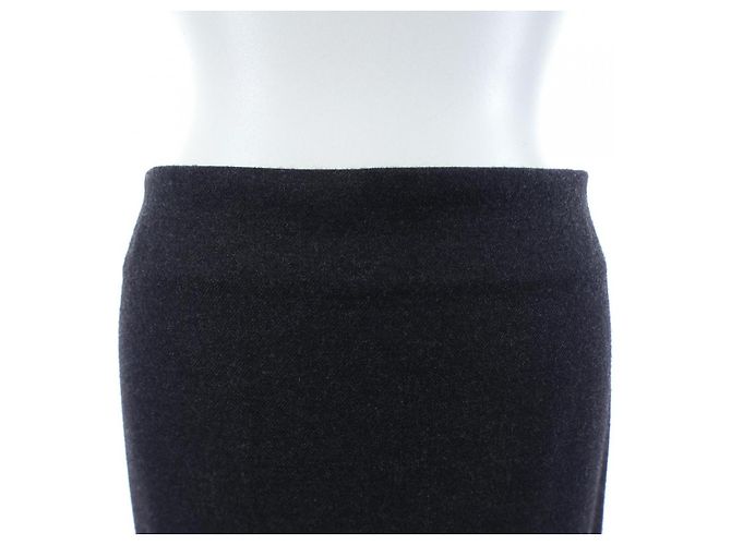 Hermès Skirt Gray Cloth - view 5
