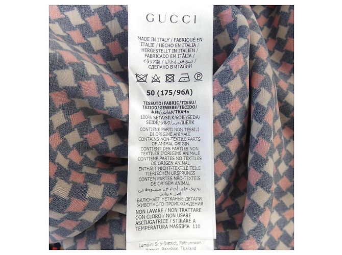 Camicia Gucci a maniche corte in seta - vista 3