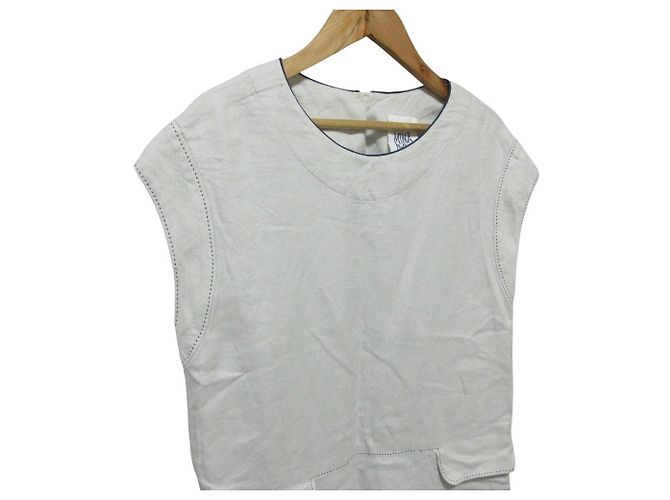 Autre Marque mina perhonen laundry GO! Abito in cotone e lino - vista 4