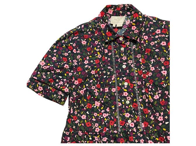 Vestido plisado con estampado floral kate spade new york - vista 3