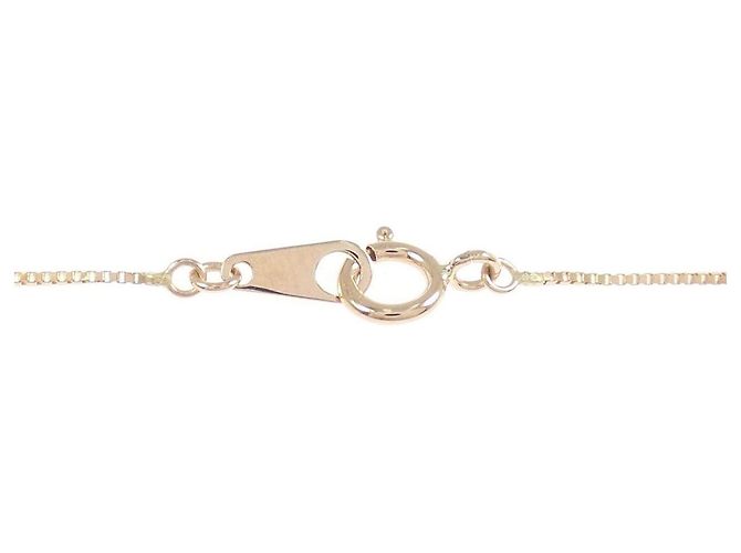 Autre Marque K14 Roségold Saphir Halskette - Ansicht 5