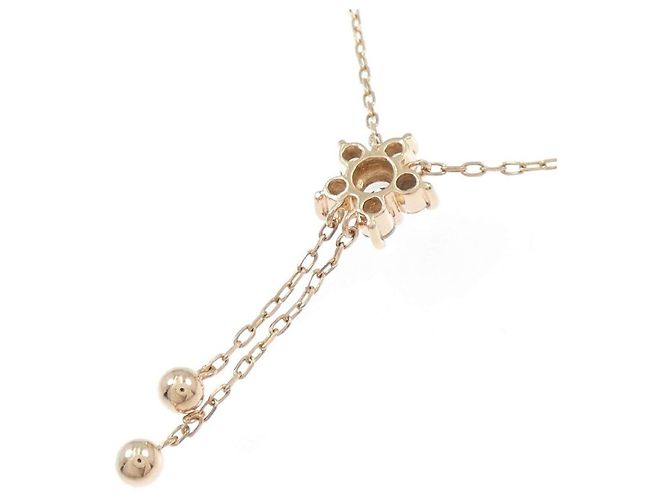 Autre Marque Collar de oro rosa K10 y circonita - vista 4