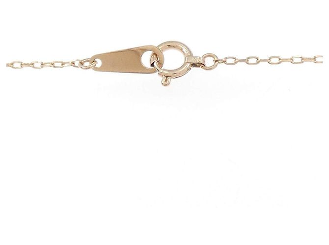 Autre Marque Collar de oro rosa K10 y circonita - vista 5