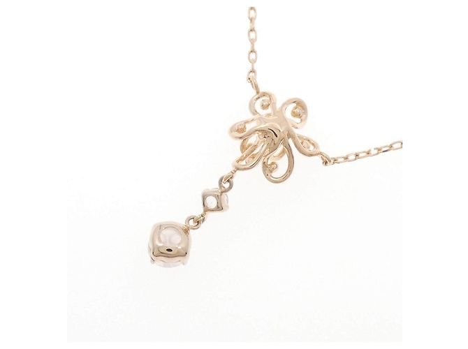 Autre Marque Collar K10 Pink Gold Moonstone Rose Quartz - vista 4