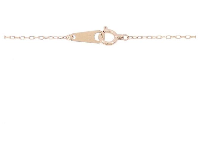 Autre Marque Collar K10 Pink Gold Moonstone Rose Quartz - vista 5