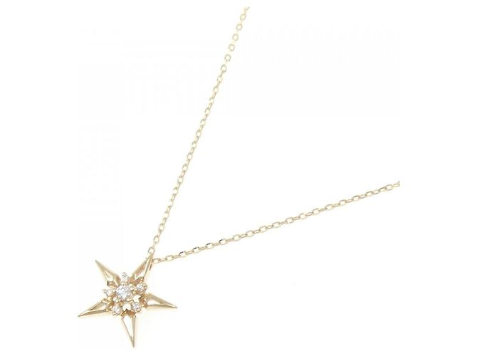 Autre Marque Collana Star Jewelry in oro giallo K10 e diamanti - vista 2