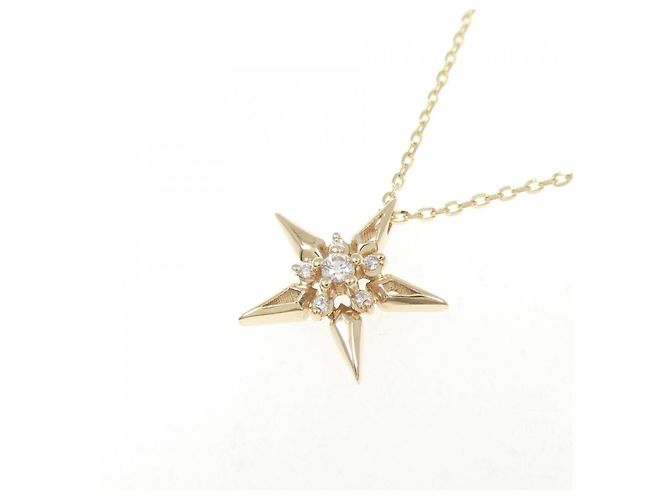 Autre Marque Collana Star Jewelry in oro giallo K10 e diamanti - vista 3