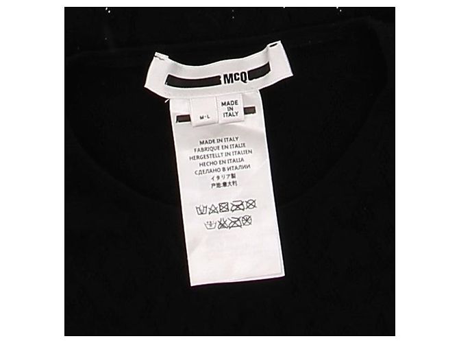 Pull en dentelle noir McQ - vue 6