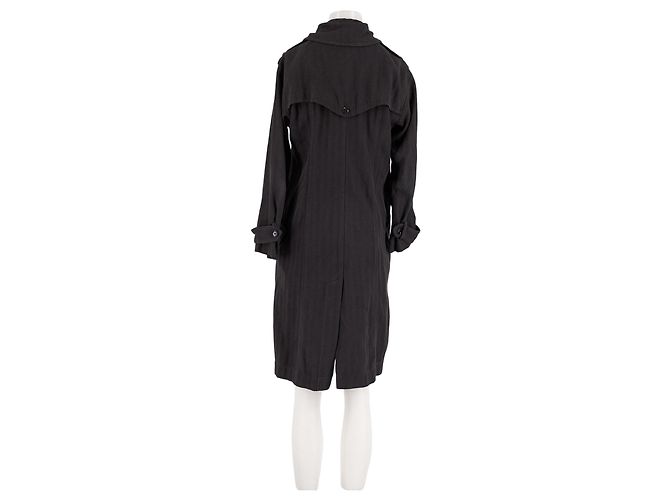 Isabel Marant Etoile Schwarzer Wolltrenchcoat - Ansicht 2