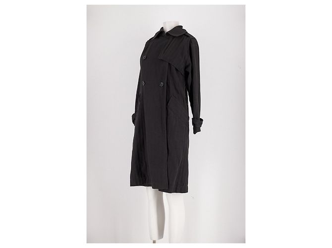 Isabel Marant Etoile Schwarzer Wolltrenchcoat - Ansicht 3