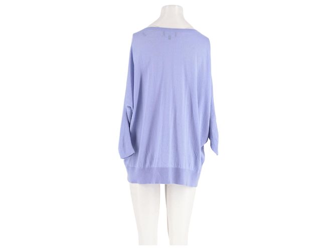 Eric Bompard Maglione in cashmere viola - vista 2