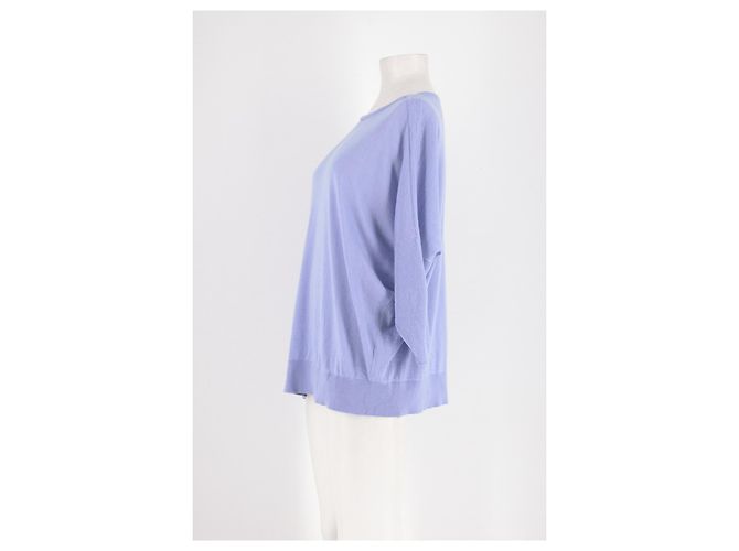 Eric Bompard Maglione in cashmere viola - vista 3