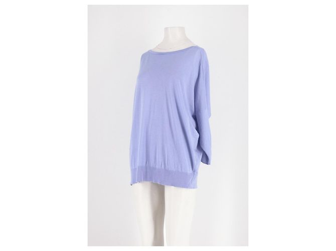 Eric Bompard Maglione in cashmere viola - vista 4